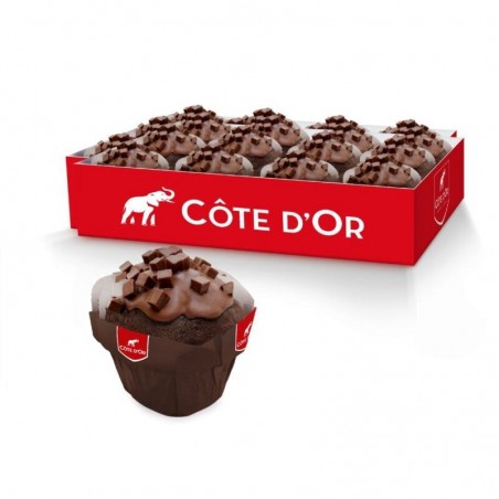 B & B 29508 COTE D'OR CHOCOLADE MUFFIN 36X110G