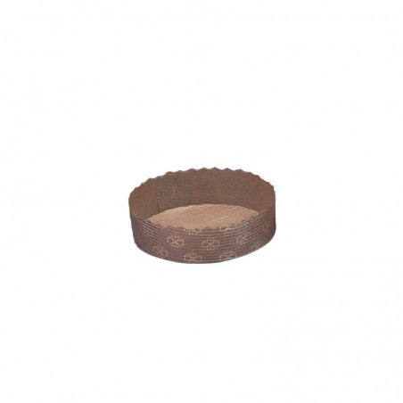 MOULE A CAKE PANETTON PAPIER MBB Ø10CM HT3CM 50PCS