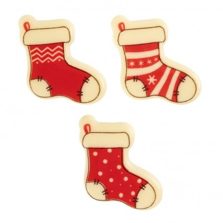 15464 CHAUSSETTE NOËL AVEC BOUCLE 2,6X4 CM 160PCS 