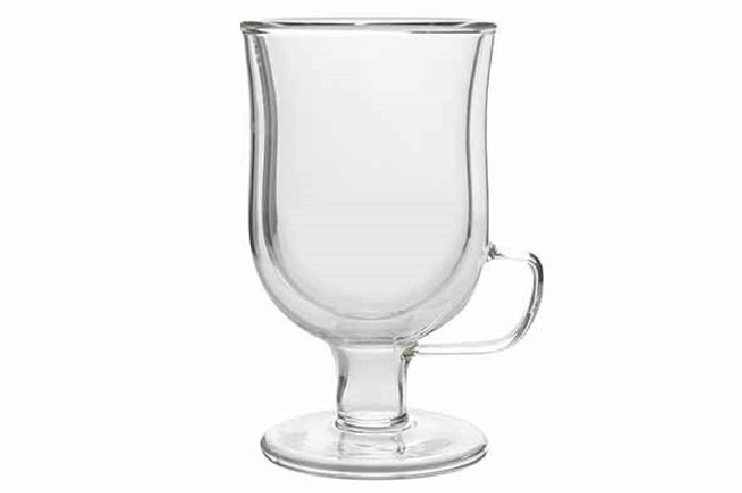 C&T IRISH COFFEE 240ML 8XH13.5CM DOUBLE WALLED BOROSILICATE