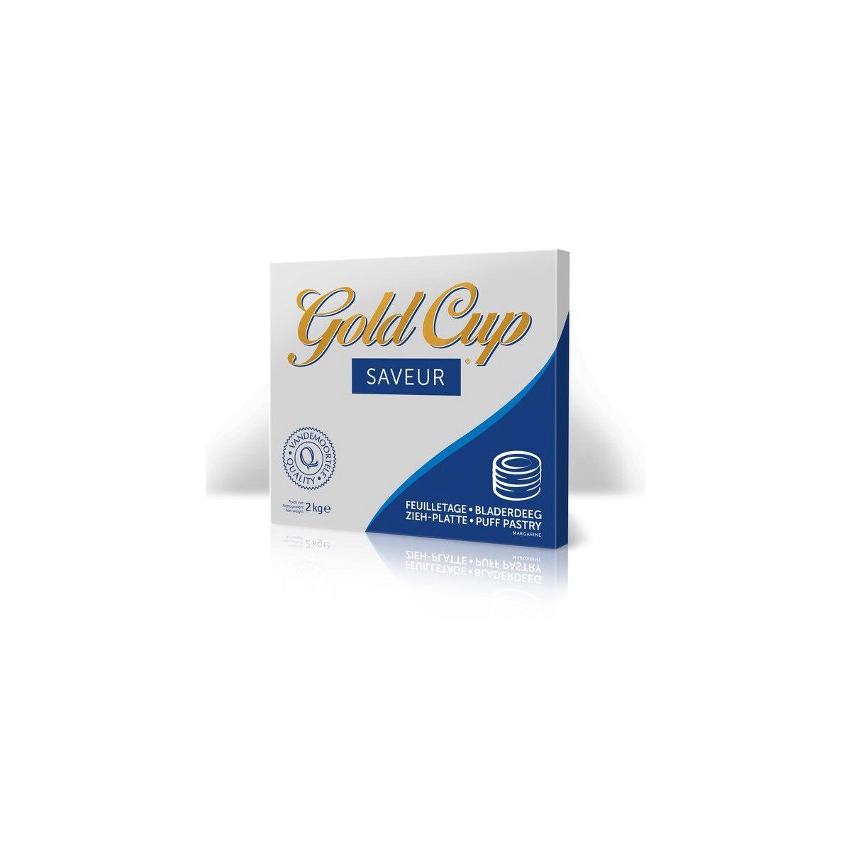 GOLD CUP SAVEUR BLADERDEEG PLAK 6 X 2 KG  DOOS