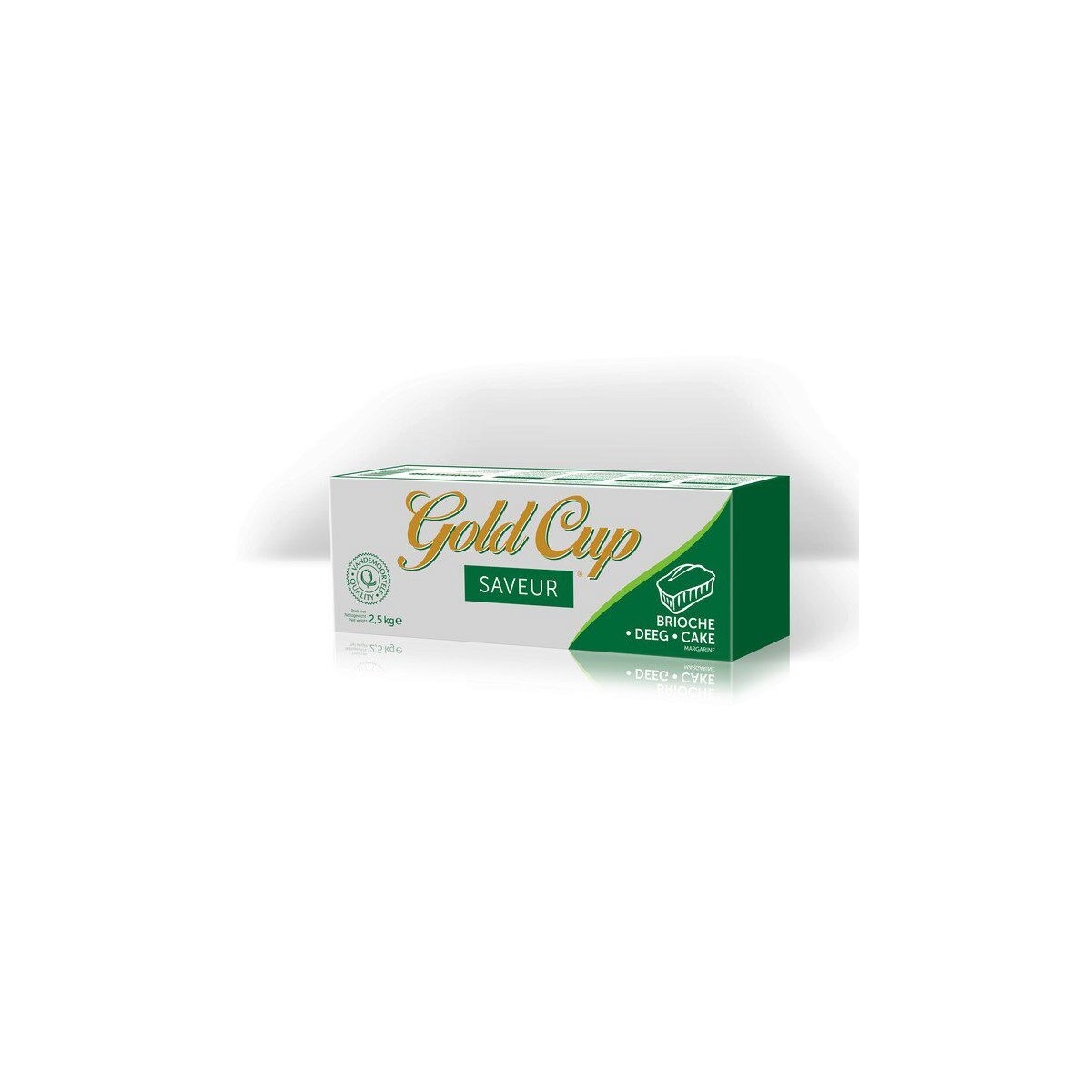 VAMIX GOLD CUP SAVEUR MARGARINE DOUGH IN BLOCK  4 X 2.5 KG  BOX