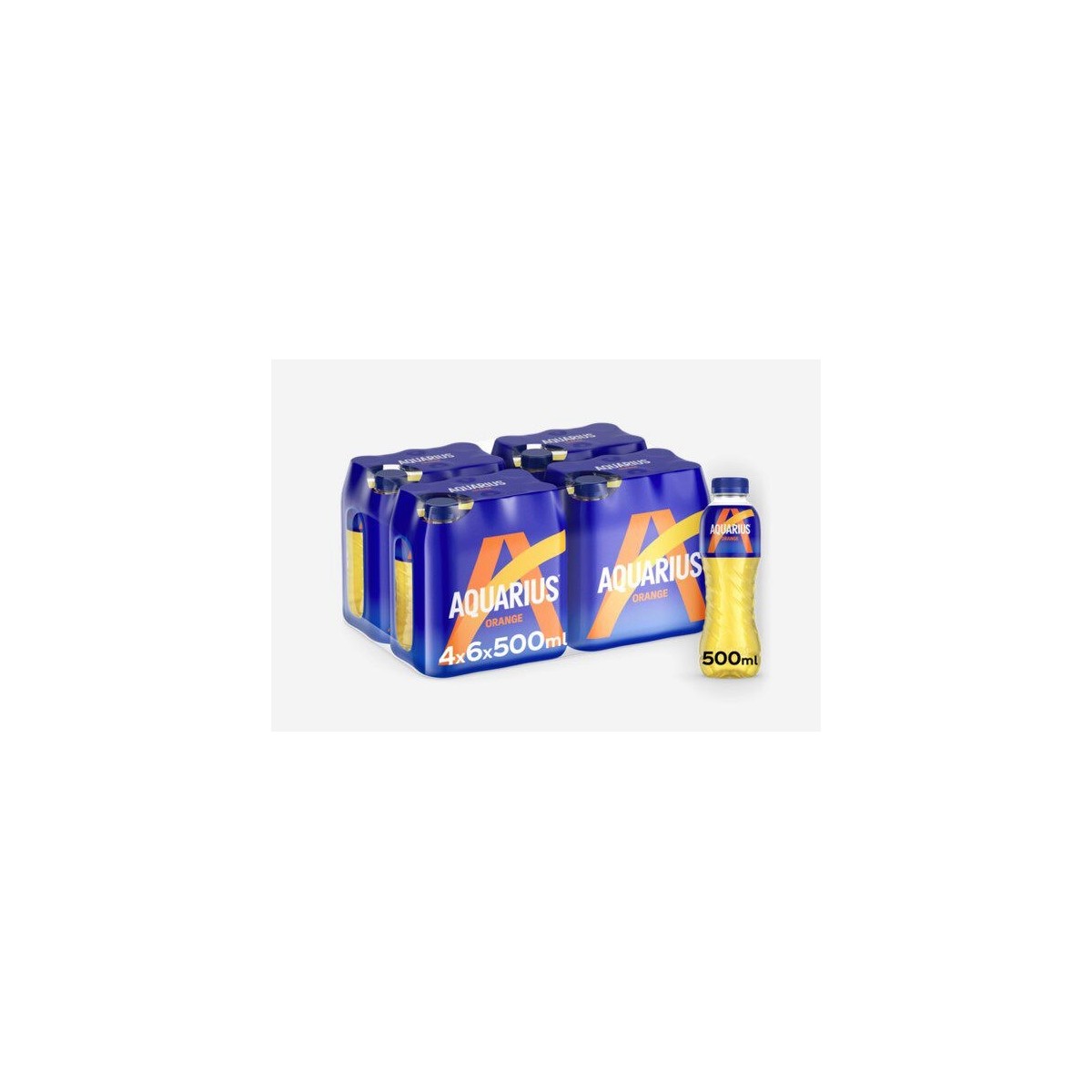 DRINK AQUARIUS ORANJE SPORTDRANK 24 X 50CL FLESJE  TRAY