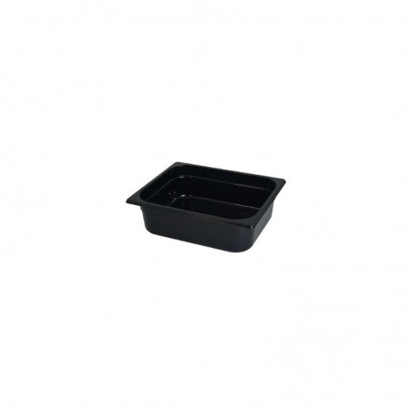 GN 1/2 POLYPROPYLENE BLACK CONTAINER 5.5L H10CM HACCP -40+80° GASTROPLUS