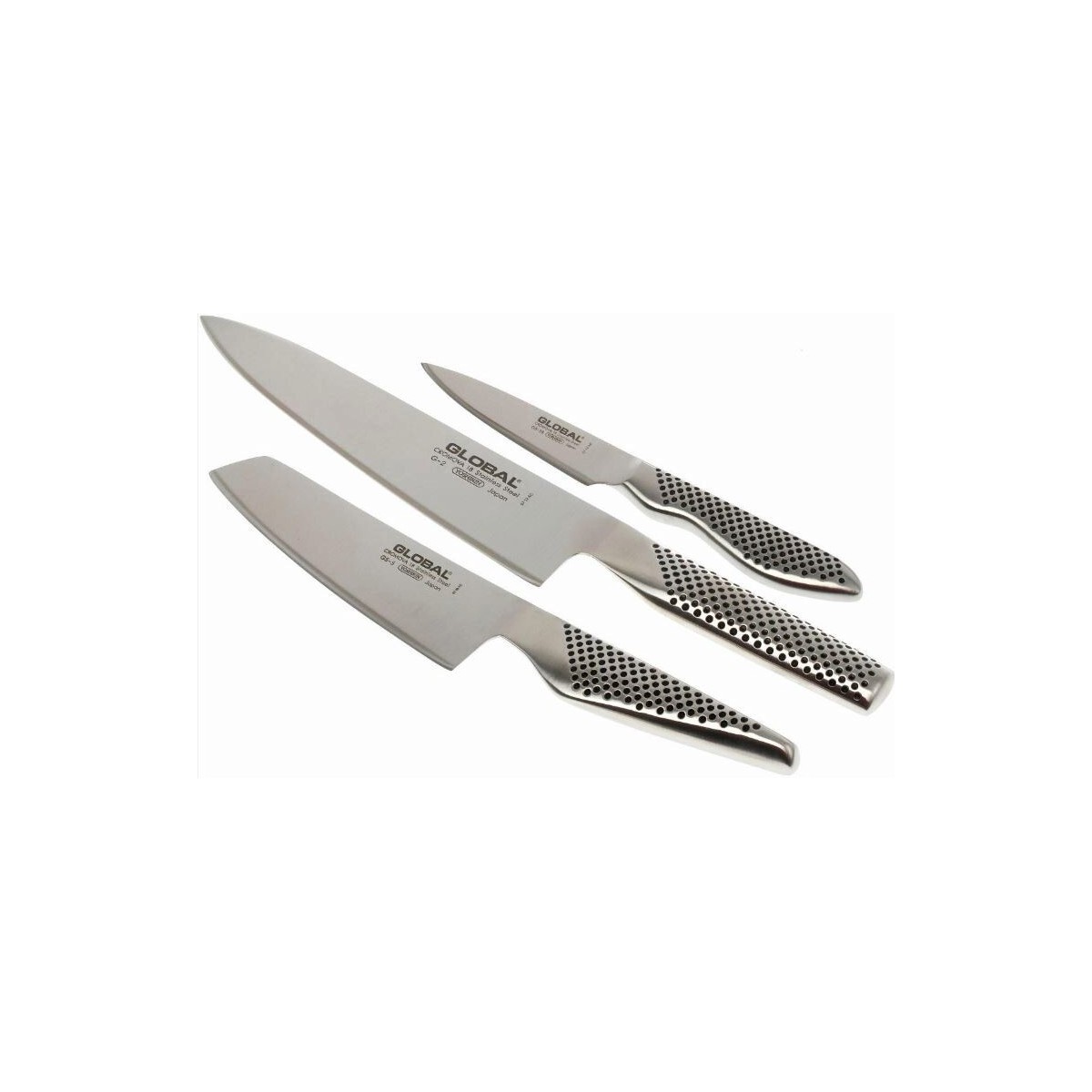 GLOBAL G-7805 SET 3 KNIVES G2+GS3+GS38