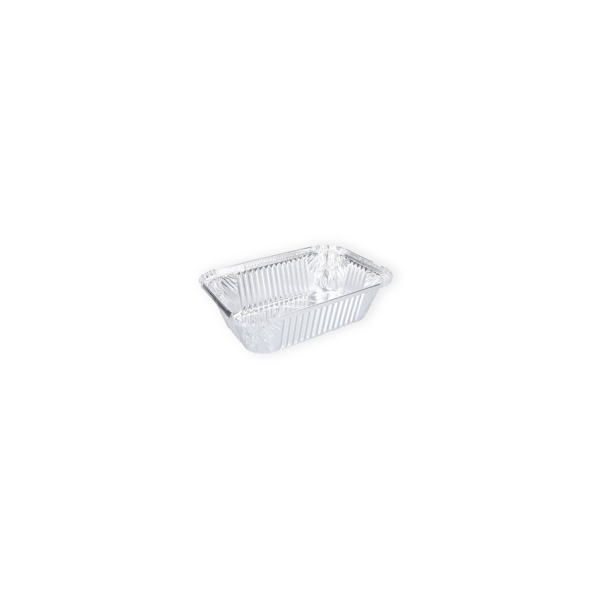 RECTANGULAR ALUMINUM TRAY 825CC WITH LID 100PCS FOSTPLUS INCLUDED