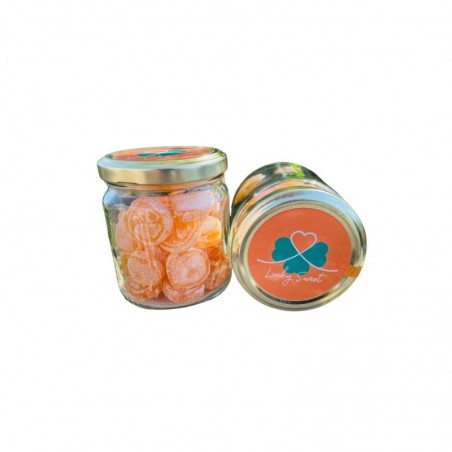 BONBON LUCKY SWEET MANDARINE BOCAL DE 130GR