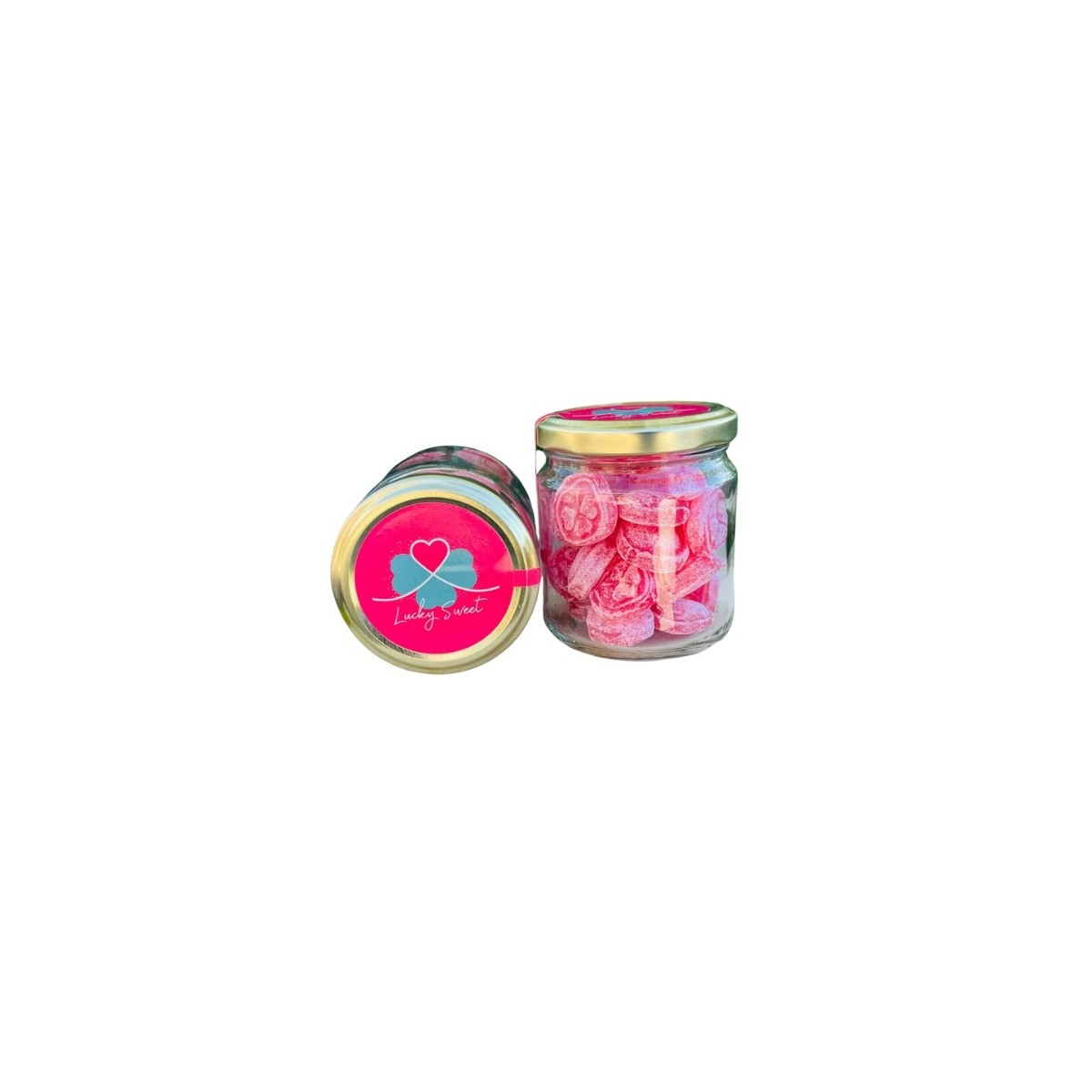 BONBON LUCKY SWEET FRAISE BOCAL DE 130GR