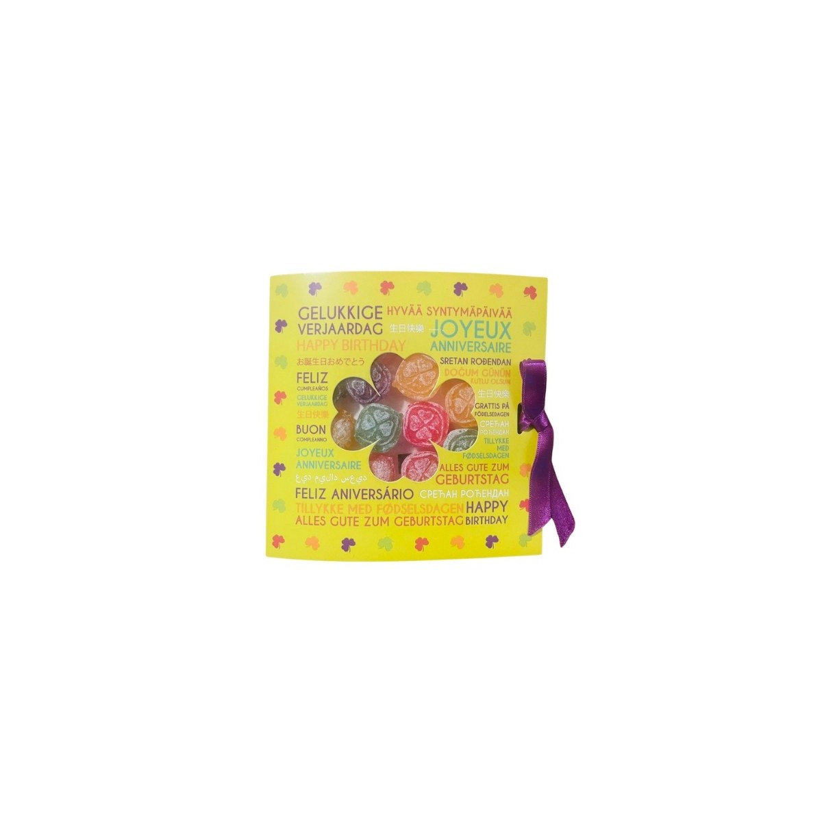 BONBON LUCKY SWEET ASSORTIMENT 65GR CARTE "JOYEUX ANNIVERSAIRE"