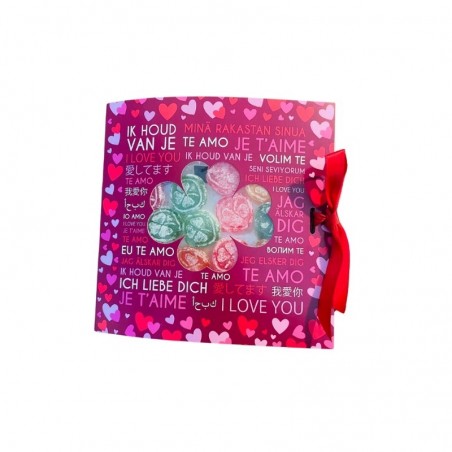 LUCKY SWEET ASSORTIMENT SNOEP 65GR KAART "IK HOU VAN JOU"