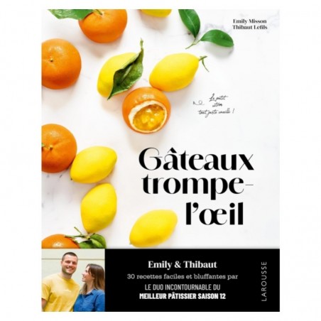 BOEK "GATEAUX TROMPE L OEIL" DOOR EMILY MISSON EN THIBAUT LEFILS UITGEVERIJ LAROUSSE