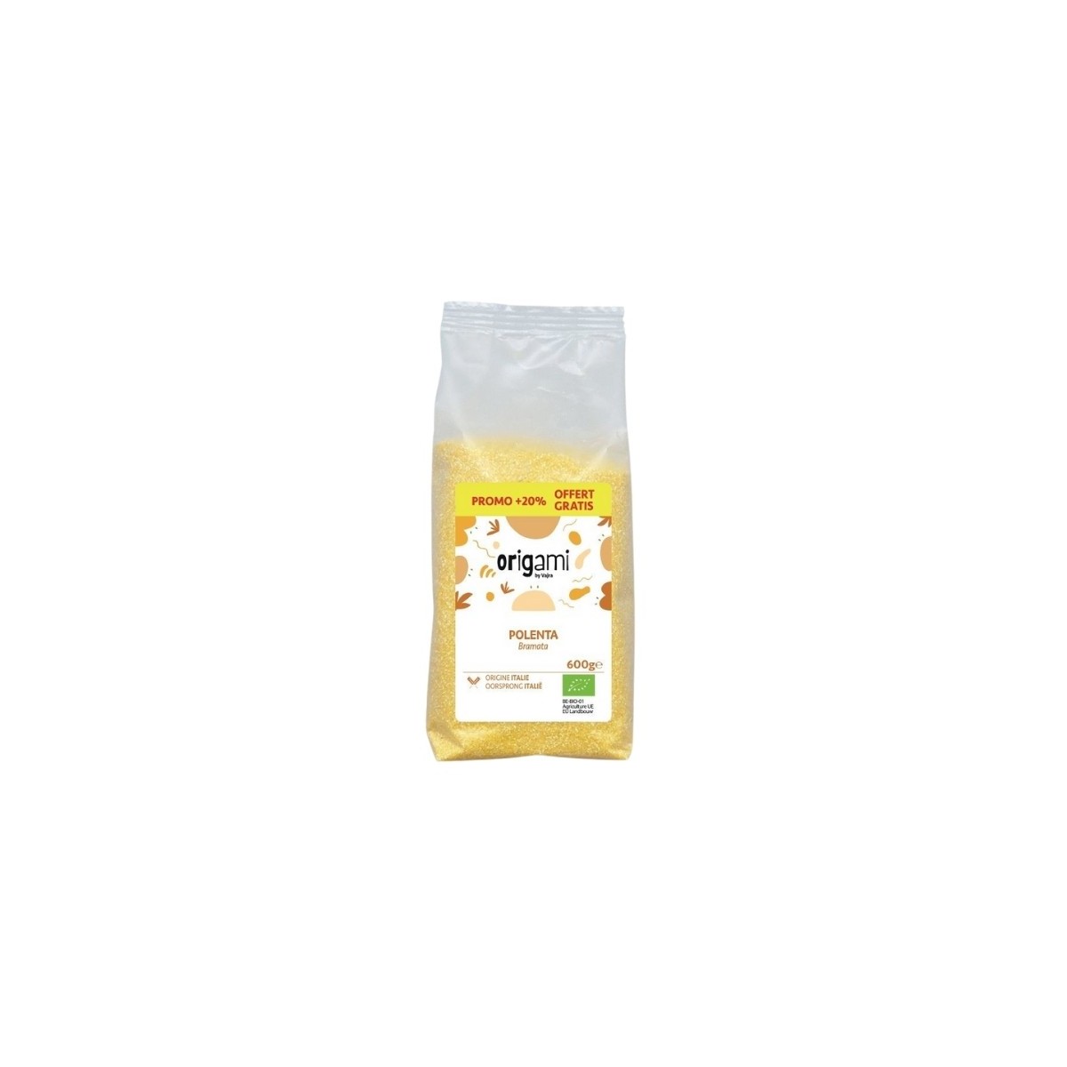 ORIGAMI POLENTA (+20% GRATUIT) BIO 600GR