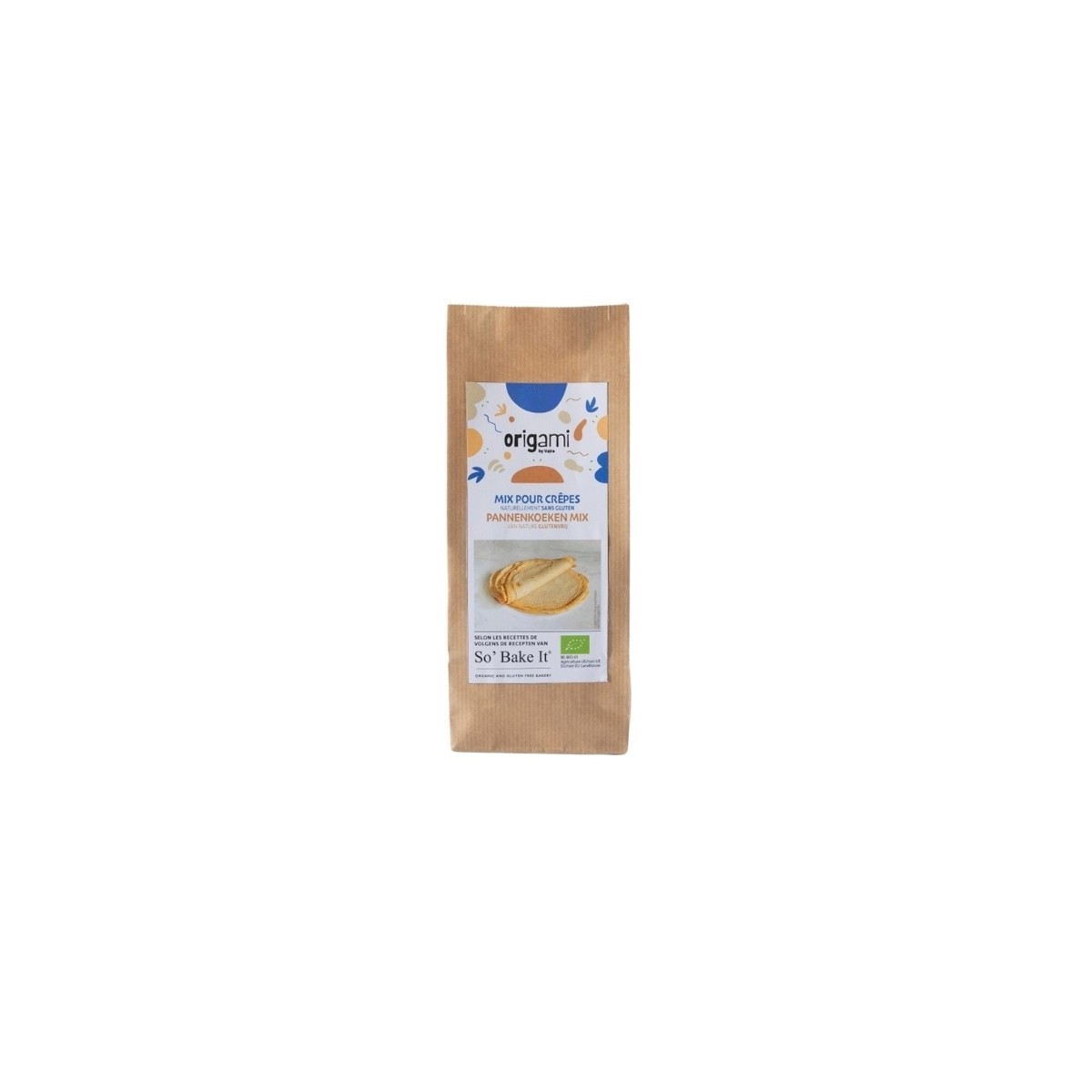 ORIGAMI PANCAKE MIX  BIO  300 GR