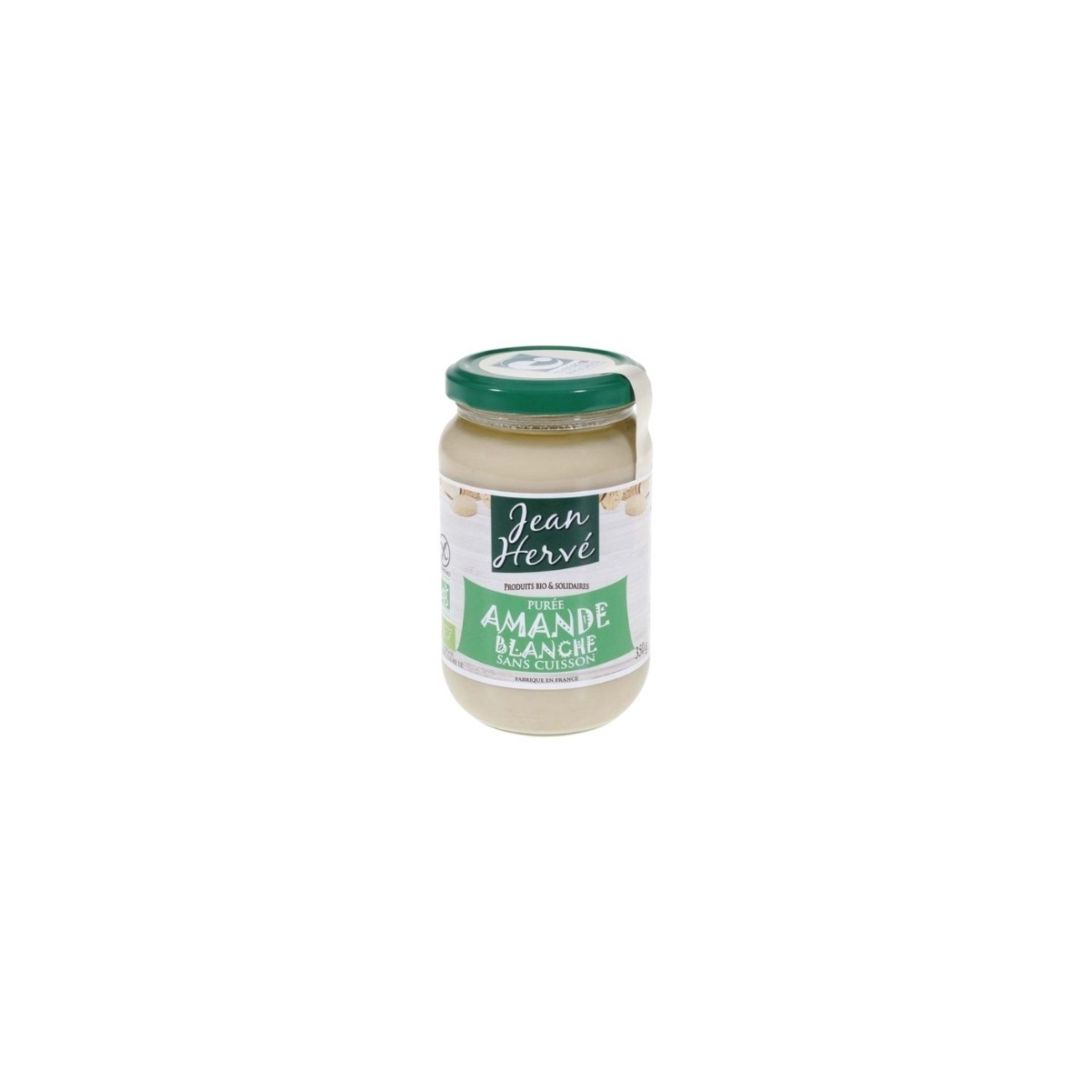 JEAN HERVÉ RAW WHITE ALMOND PASTE  BIO  350 GR