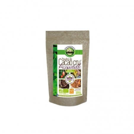 ECOIDEES POUDRE CACAO CRU  BIO  200 GR