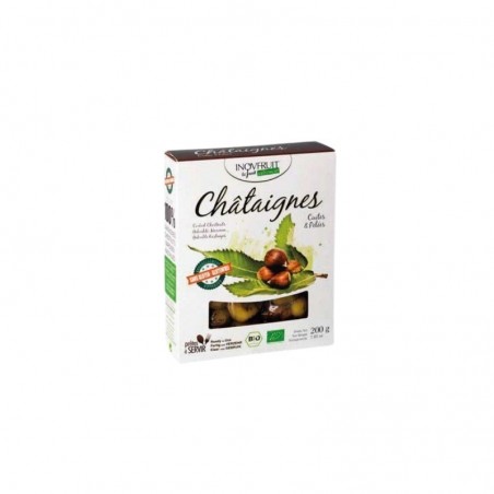 INOVFRUIT COOKED AND PEELED CHESTNUTS  BIO  200 GR