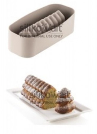 SILIKOMART MOULE A BUCHE FORME SAPIN 250 X 89 H 87MM VOLUME 1000ML