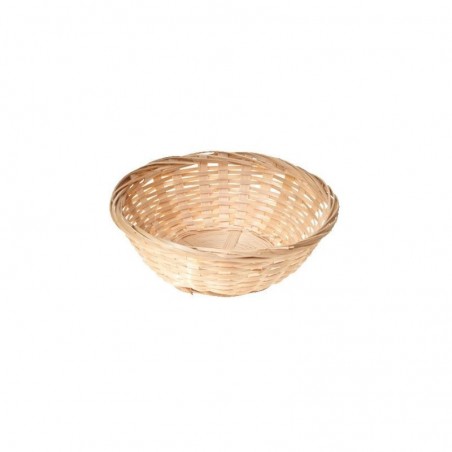 PANIER ROND BAMBOU D/15CMXH/6CM