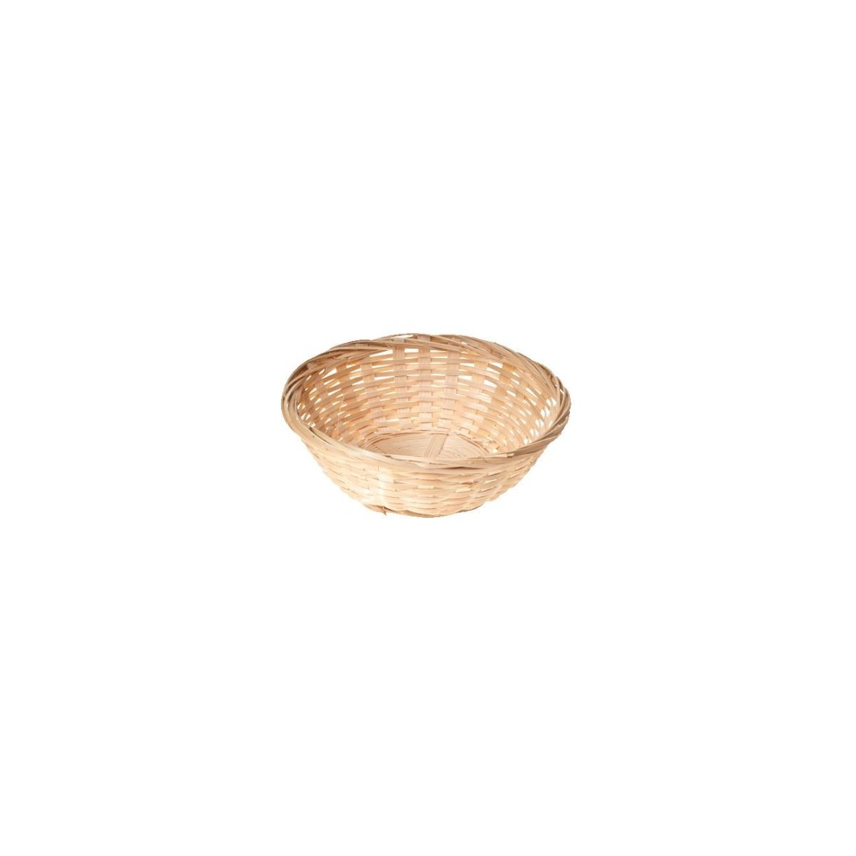 PANIER ROND BAMBOU D/15CMXH/6CM