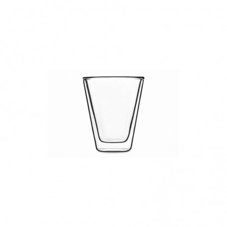 LUIGI BORMIOLI SET 2 VERRES"CAFFEINO" 8.5CL  DOUBLE PAROI