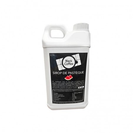 BLACK COFFEE SIROP GOUT PASTEQUE  BIDON DE 2.5L