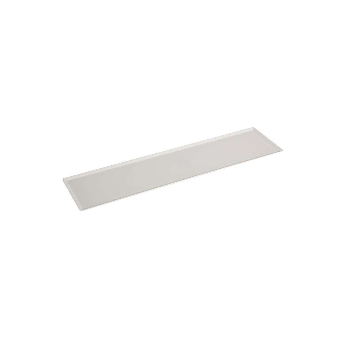 PLATEAU PLEXI BLANC "SMOKE" 60X15CM H5MM