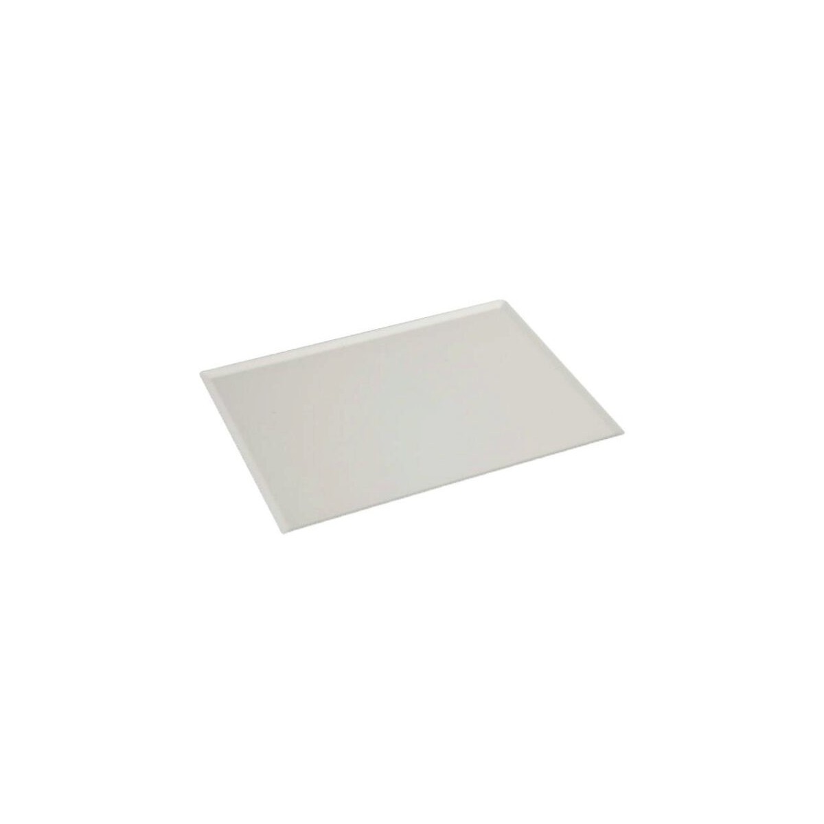 WHITE PLEXI TRAY "SMOKE" 40X30CM H5MM