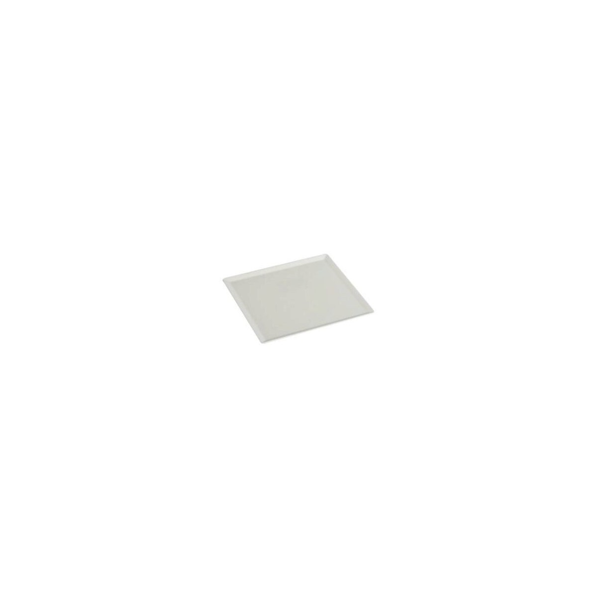 WHITE PLEXI TRAY "SMOKE" 20X20CM H5MM