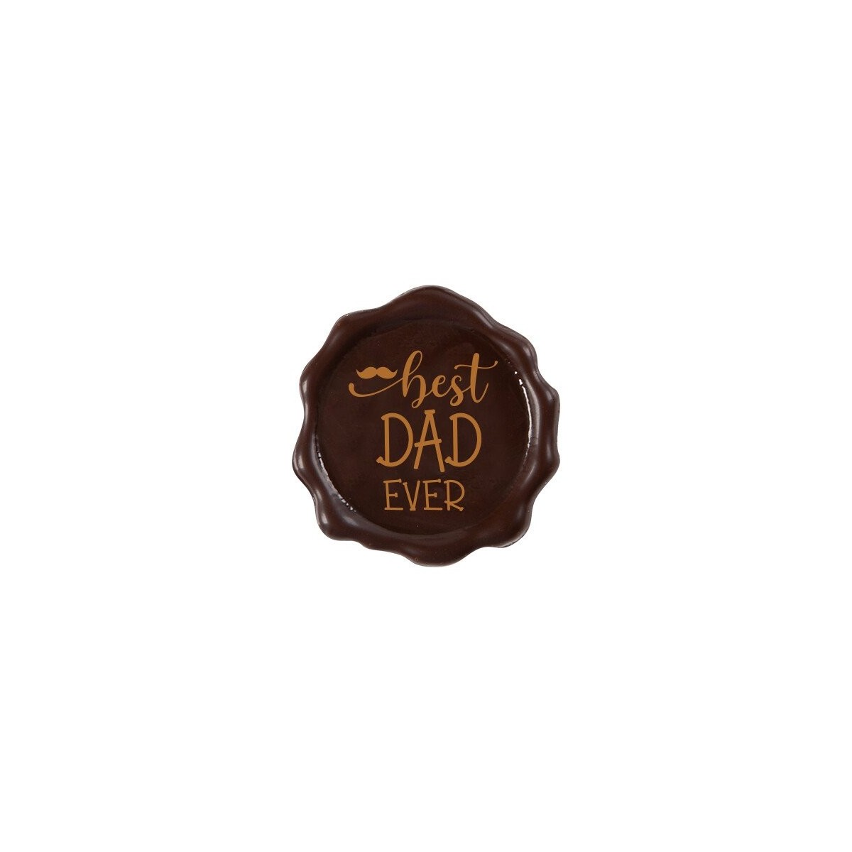 2011059 STEMPEL BEST DAD EVER 3,8 CM 120PCS OP/ORDER