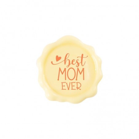 2011094 STEMPEL BEST MOM EVER 3,8 CM 120PCS OP/ORDER