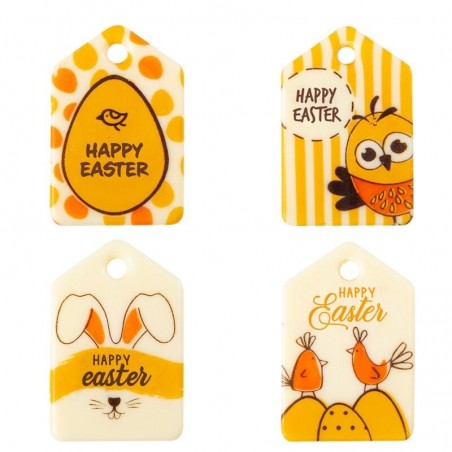 2069176 ETIKET HAPPY EASTER 4,5X3 CM 105PCS OP/ORDER