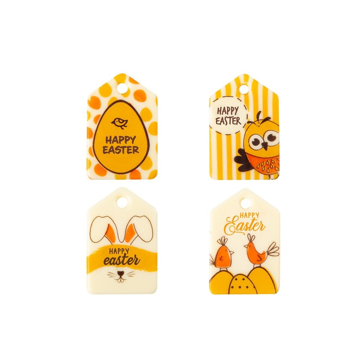 2069176 ETIKET HAPPY EASTER 4,5X3 CM 105PCS OP/ORDER