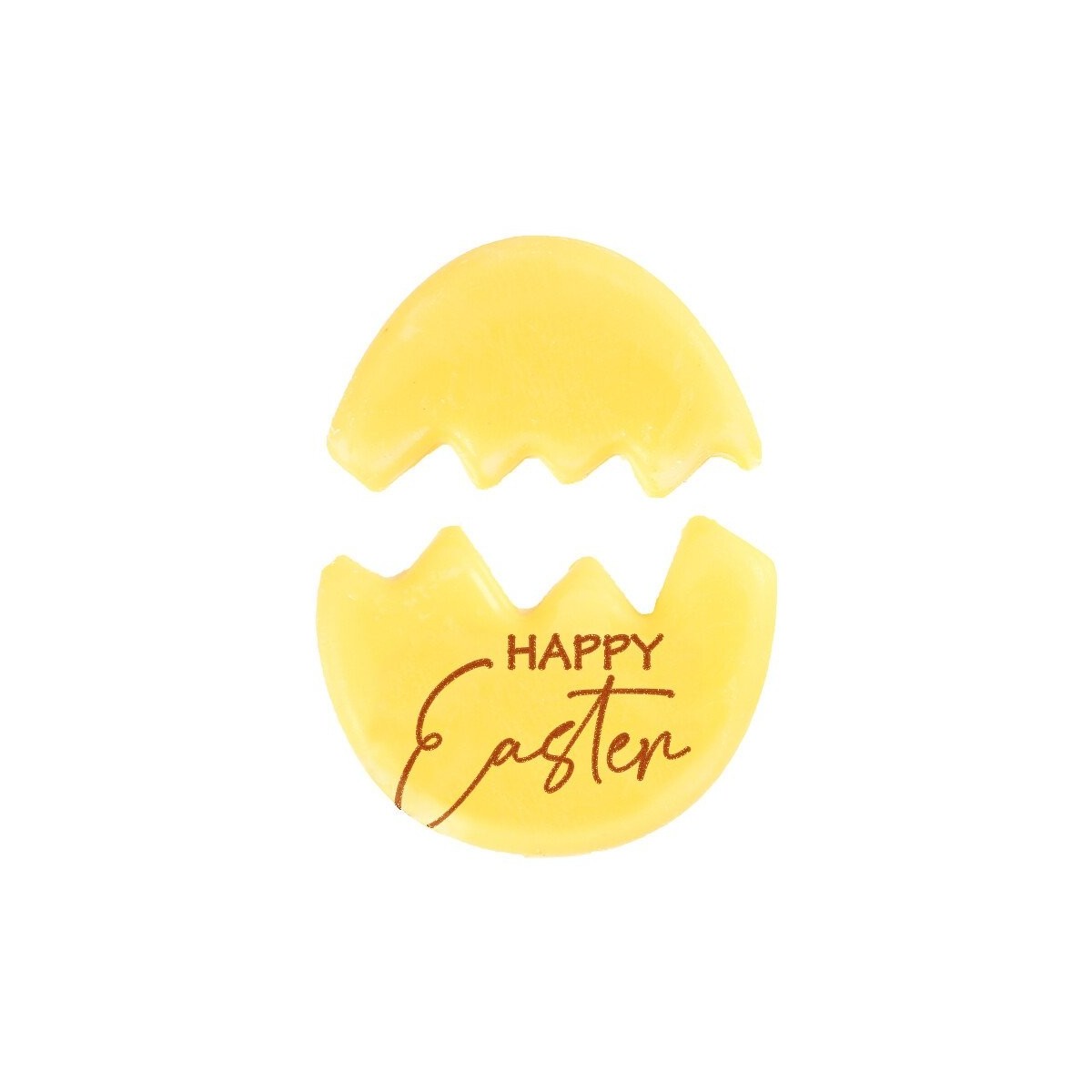 2069194 BROKEN EGG HAPPY EASTER 4,5X3,5 CM 100PCS ON/ORDER