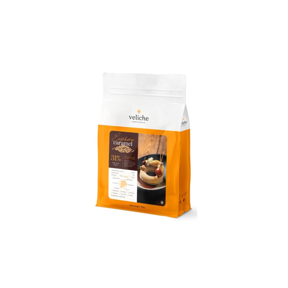 VELICHE 2103702 EUPHORIA KARAMEL CHOCOLADE 10KG 