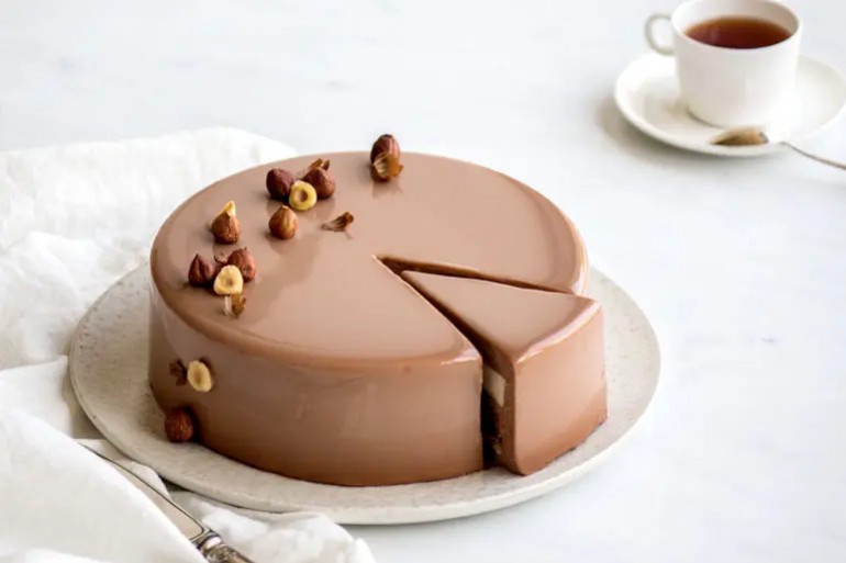 L'entremets Gourmand au Chocolat au Lait et Noisettes !