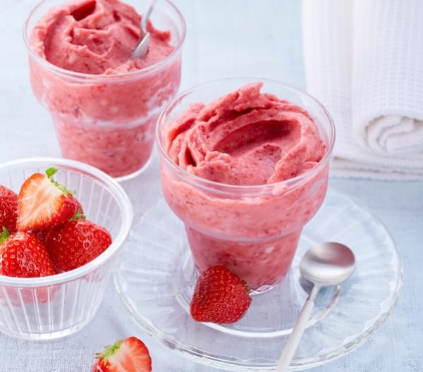 Recette du Sorbet à la fraise !